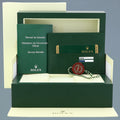 PAPERS MINT Rolex DateJust 116139 Leather White Gold Black Dial Watch Box