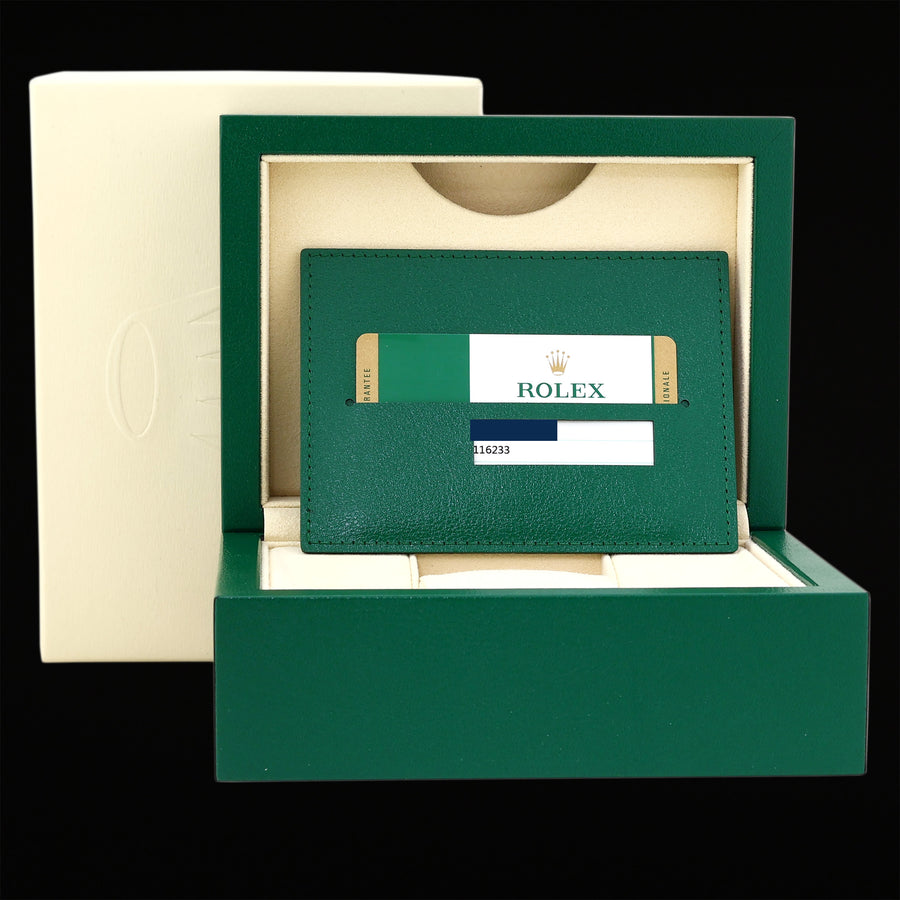 PAPERS 2017 MINT Rolex 116233 DateJust Jubilee Two Tone Gold Champagne Roman 36mm Watch