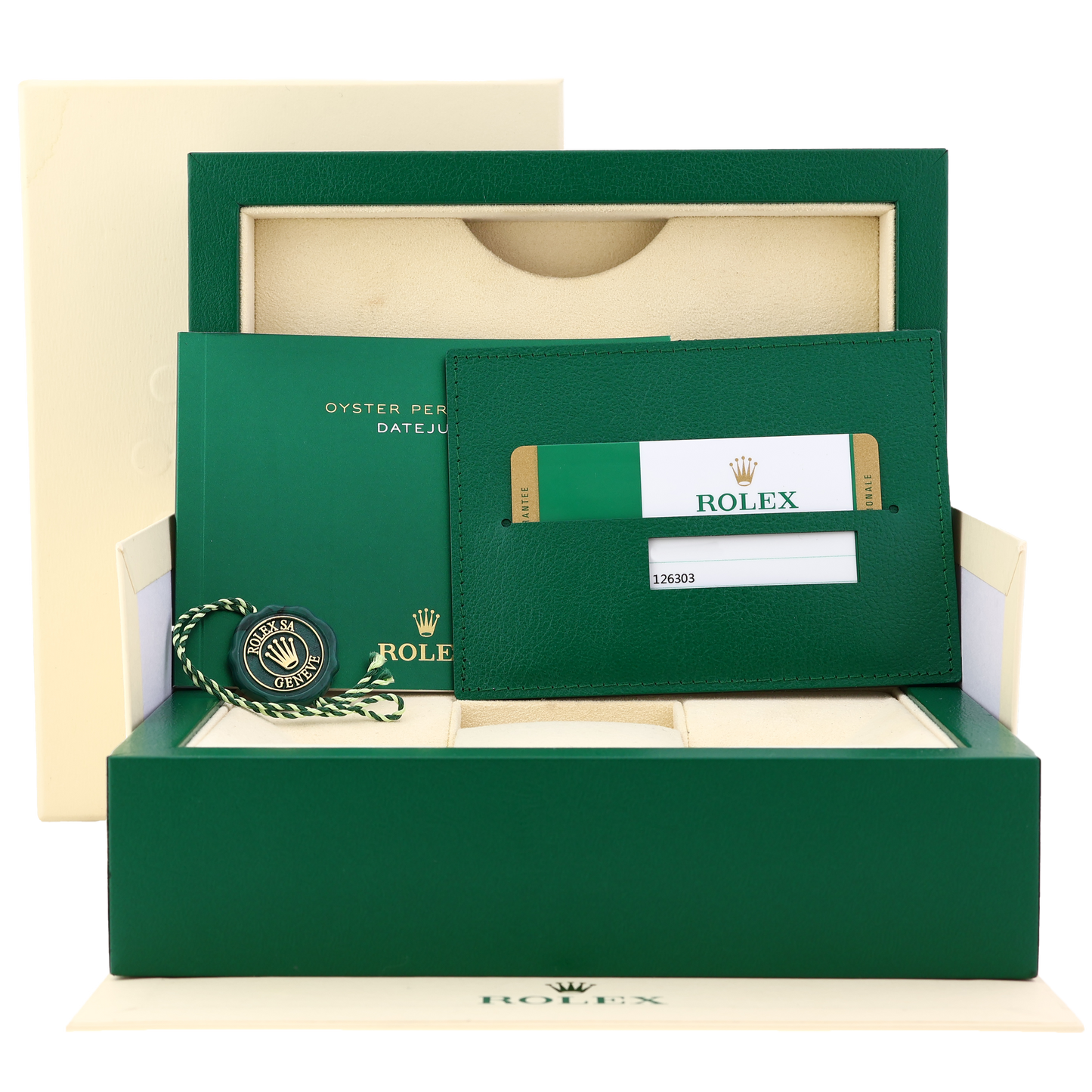 PAPERS MINT Rolex DateJust 41 Two Tone Yellow Gold Jubilee 126303 Champagne Watch
