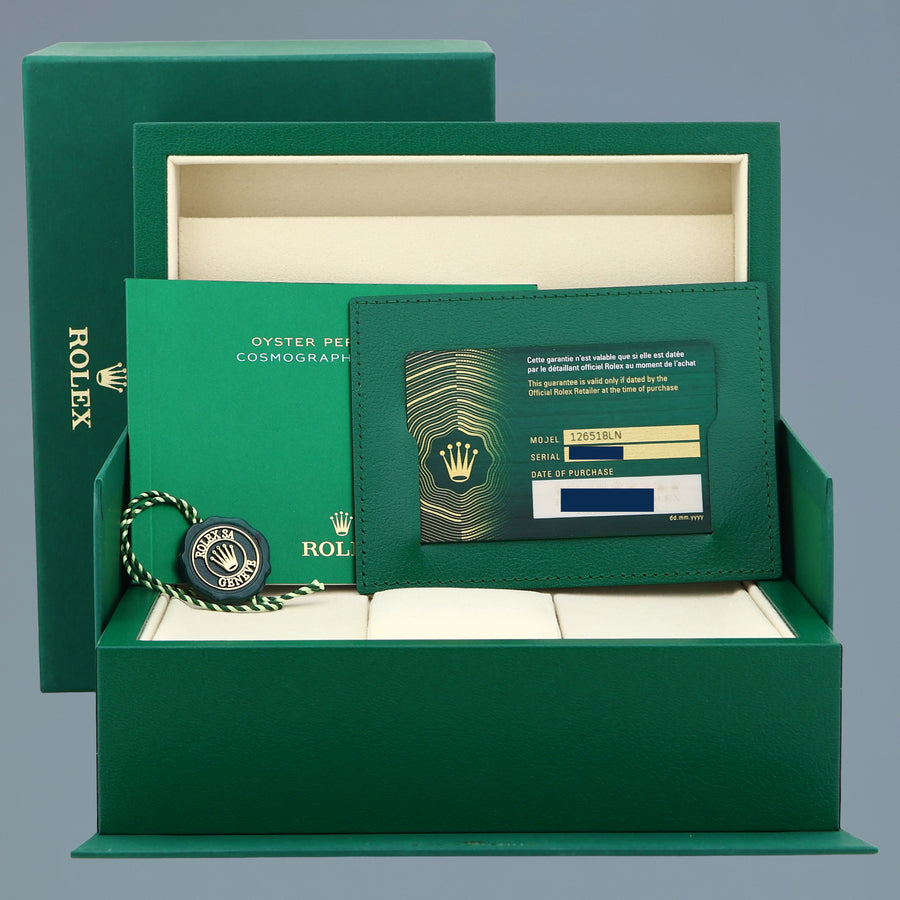JUNE 2026 NEW PAPERS Rolex Oysterflex Daytona 126518LN Gold Paul Newman Watch