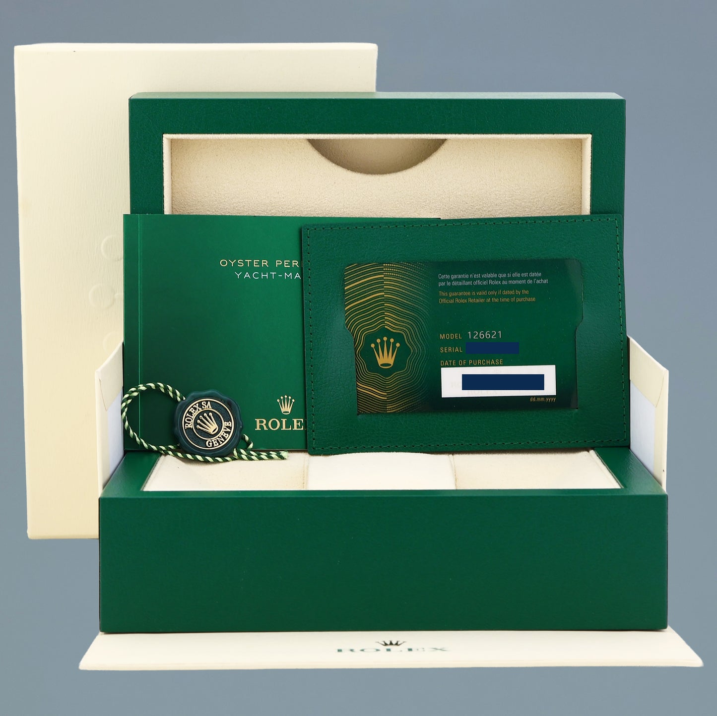 2024 NEW PAPERS Rolex 40mm Yacht-Master 126621 Chocolate Everose Gold Two Tone Watch