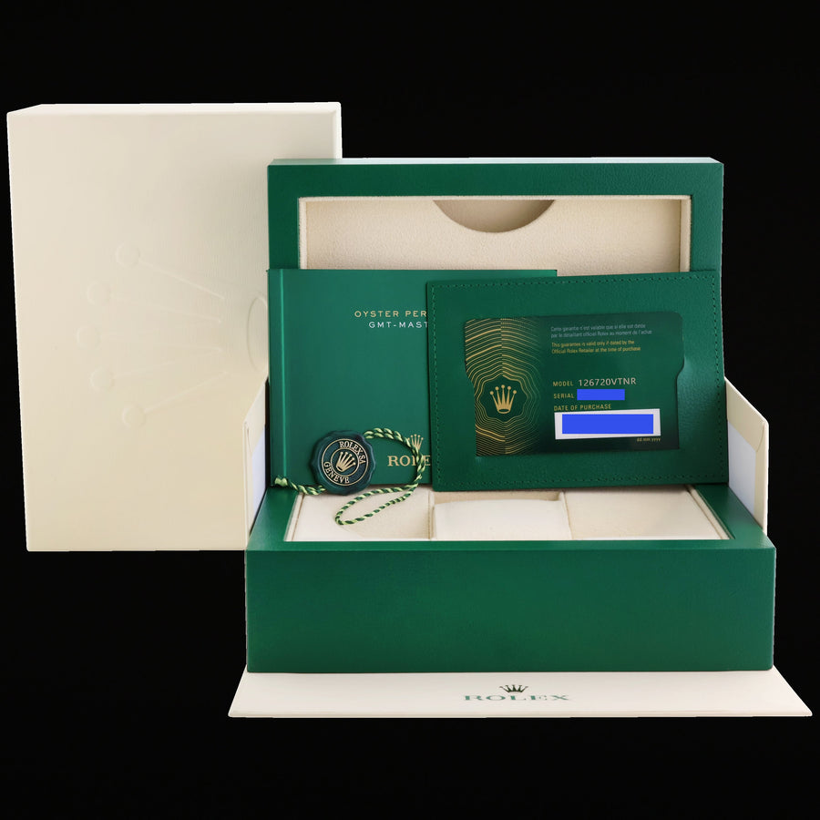 JAN 2024 NEW PAPERS Rolex GMT-Master II SPRITE Green Jubilee 126720VTNR Watch