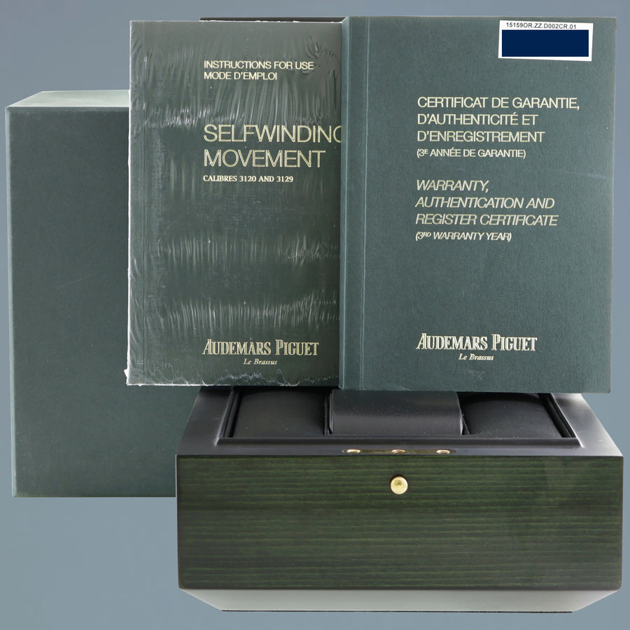 PAPERS FACTORY DIAMOND Audemars Piguet Jules Rose Gold 43mm 15159OR Watch Box