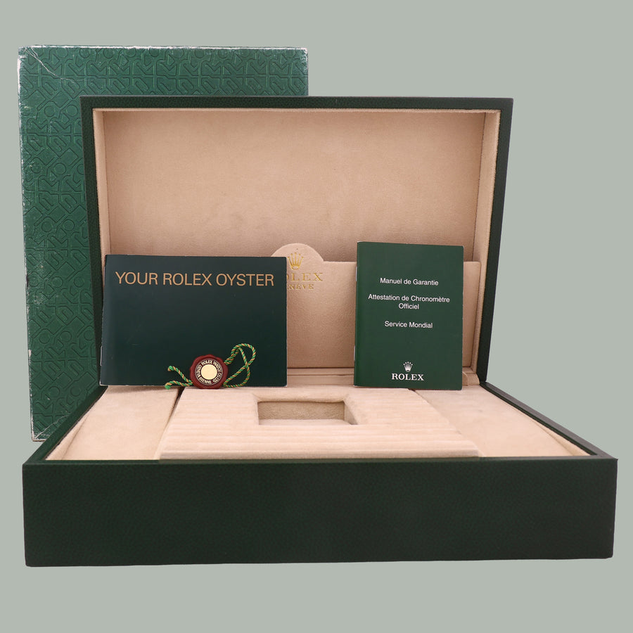 MINT Rolex Yacht-Master Yellow Gold 16628 40mm White Sapphire Diamond Bezel Watch Box