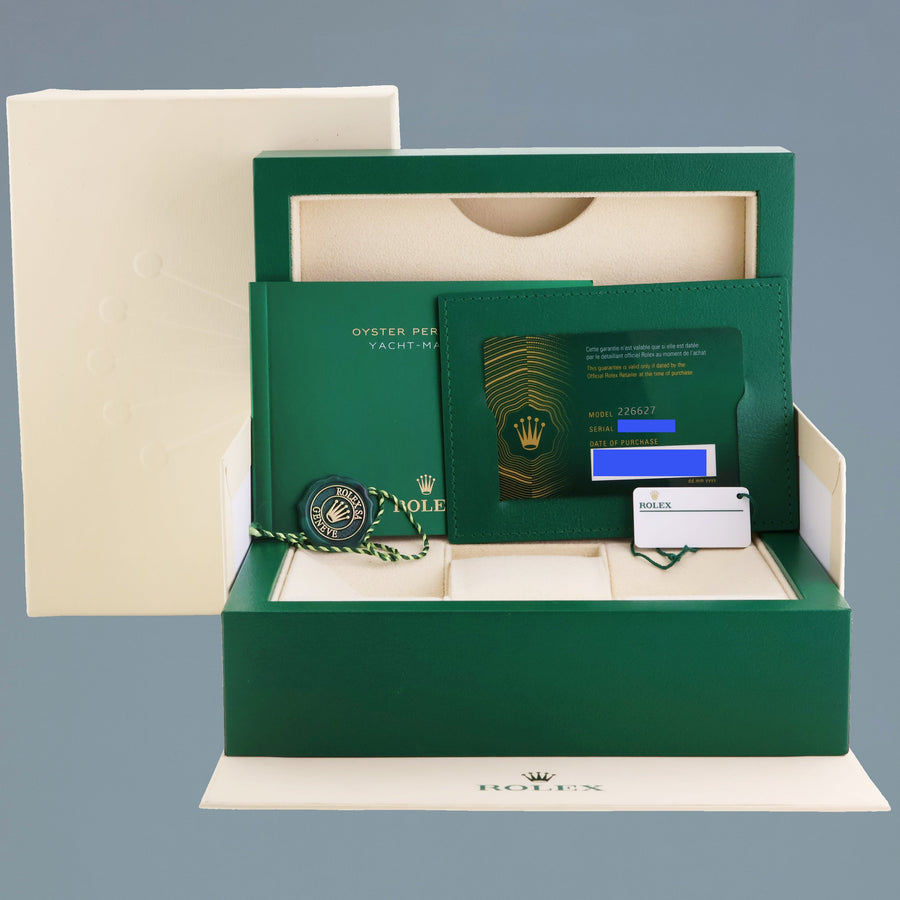 SEPT 2025 NEW PAPERS Rolex Yacht Master 226627 42mm Titanium Grey Dial Oyster Watch