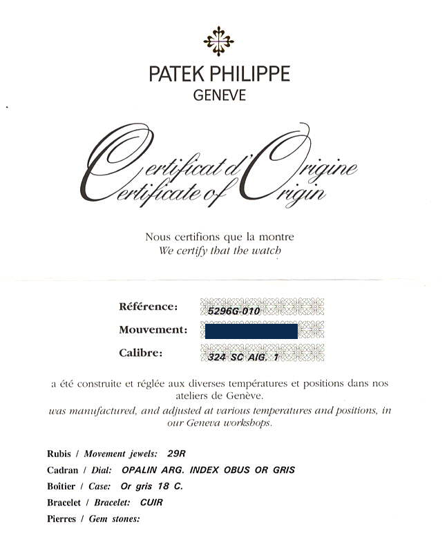 2010 PAPERS MINT Patek Philippe 5296G 38mm White Gold Calatrava Leather Watch