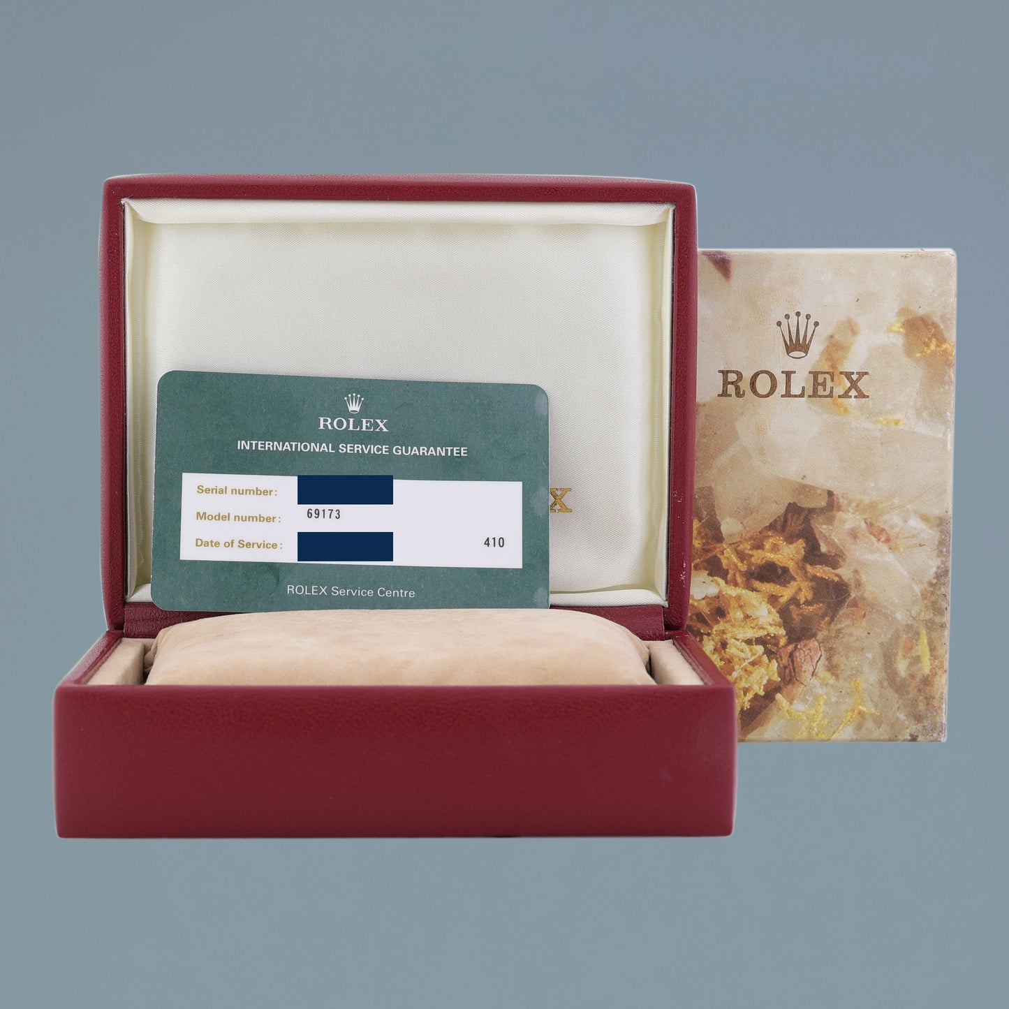 RSC PAPERS Ladies Rolex DateJust 26mm 69173 Two Tone Champagne Roman Gold Jubilee Watch