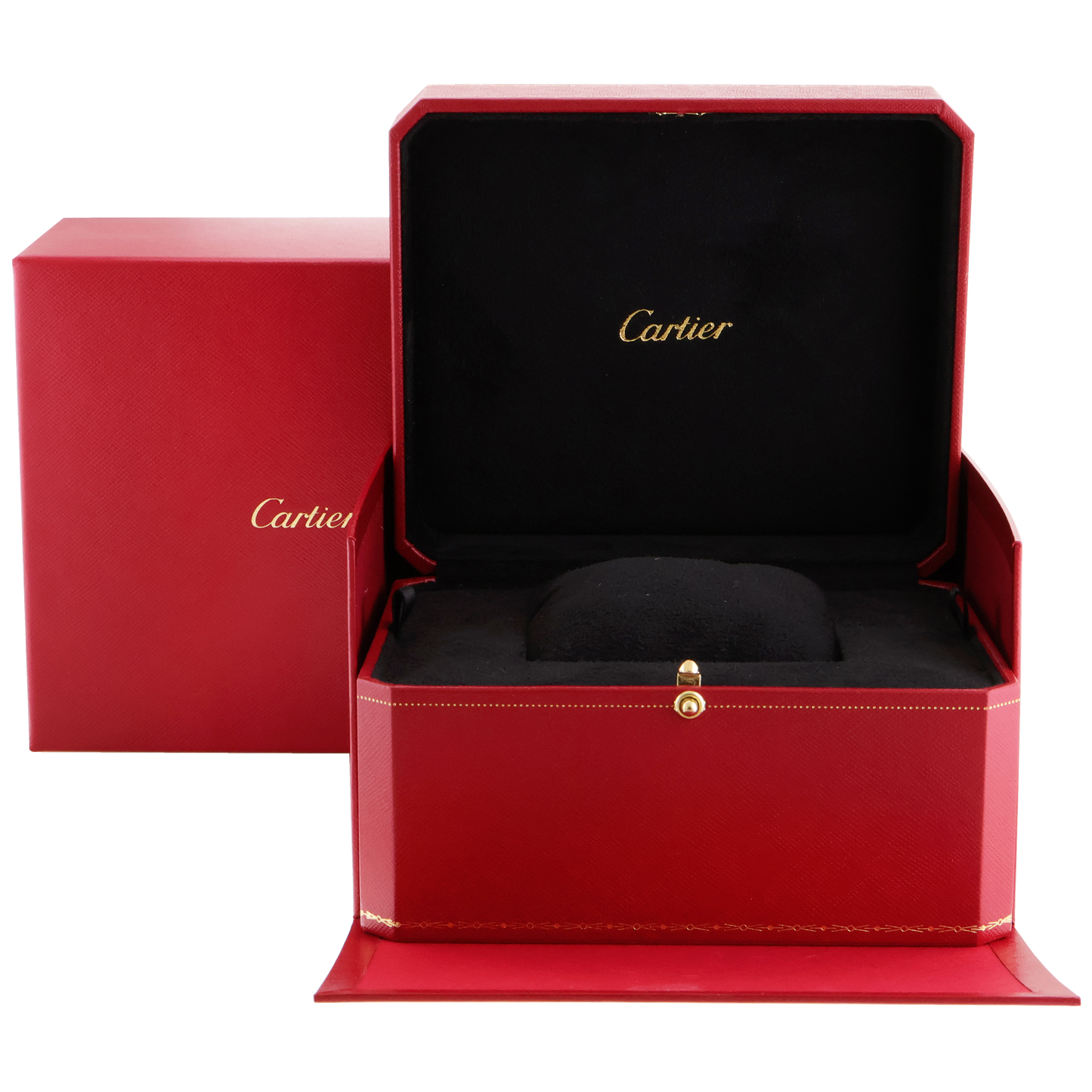 MINT Cartier 3268 Ronde Louis Cartier Rose Gold Diamond Leather WR007001 Watch Box