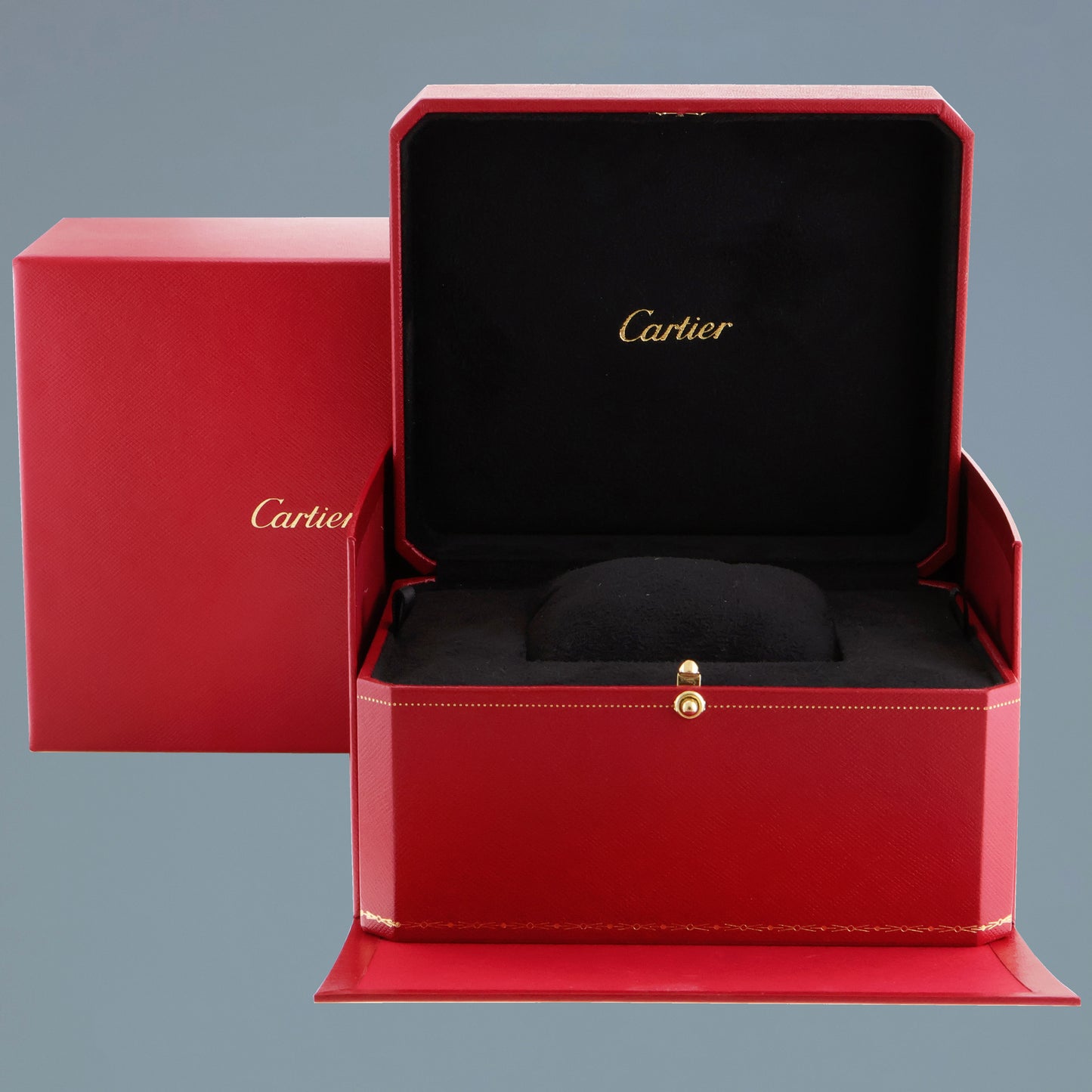 MINT DIAMOND Cartier 3941 Ballon Bleu Rose Gold 42mm Watch Box