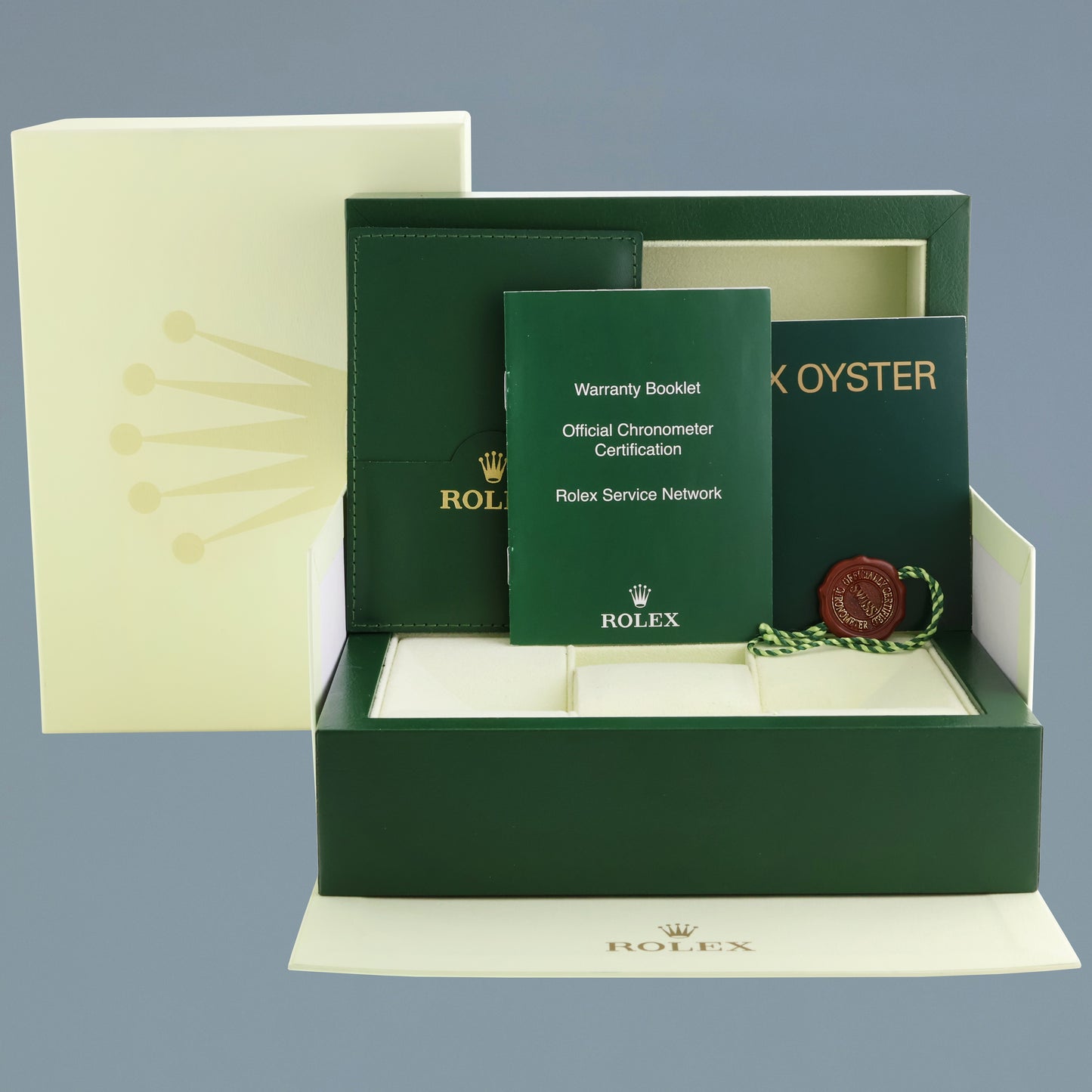 2004 MINT Rolex Yacht-Master Yellow Gold 16628 White Sapphire 40mm Watch Box