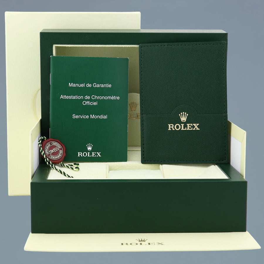 MINT 2005 Rolex Yacht-Master 16623 White Sapphire Two Tone Yellow Gold Watch Box