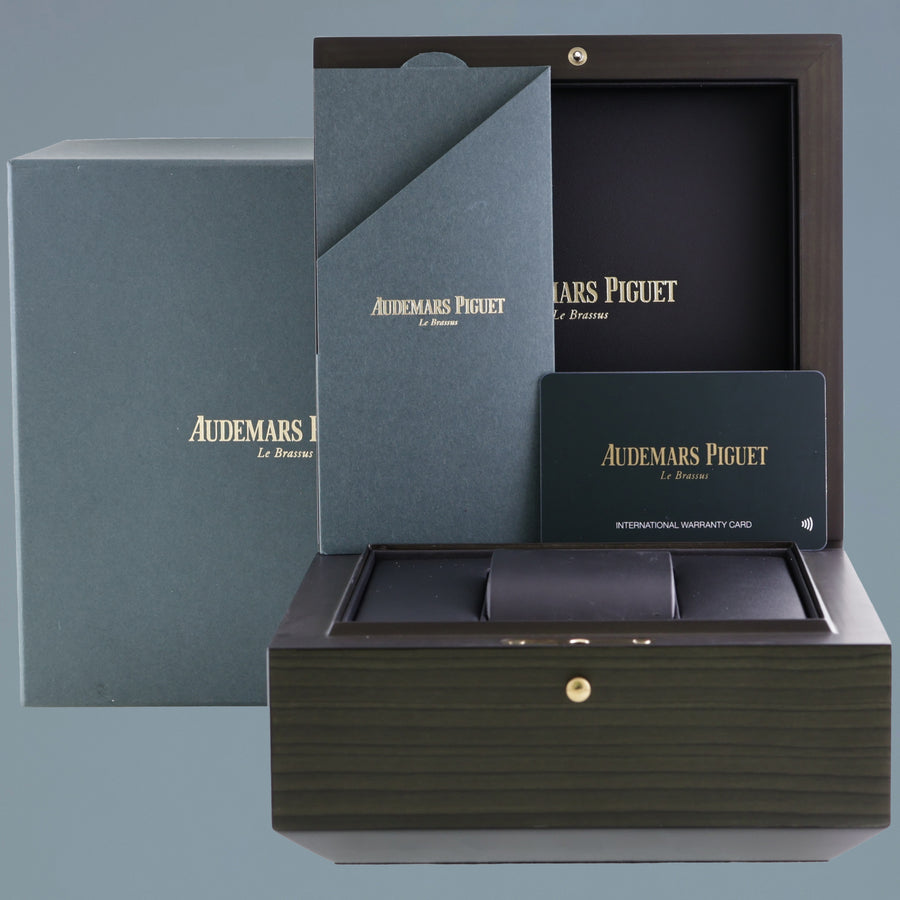 PAPERS Audemars Piguet CODE 11.59 Rose Gold Chrono 26393Or Watch Box MINT