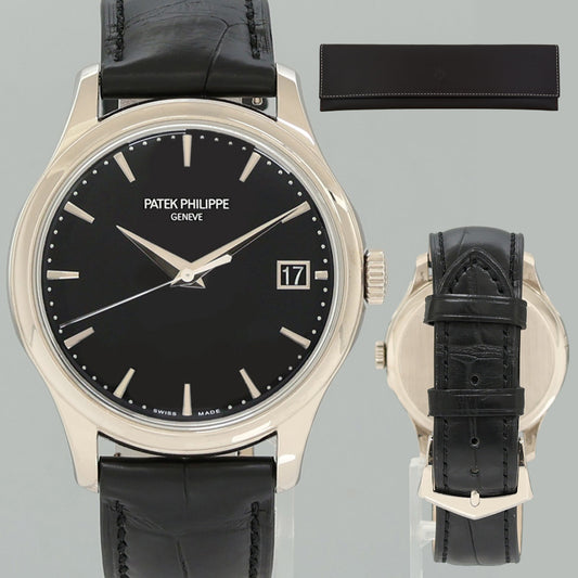 MINT Patek Philippe 5227G 39mm White Gold Black Dial Leather Watch Box