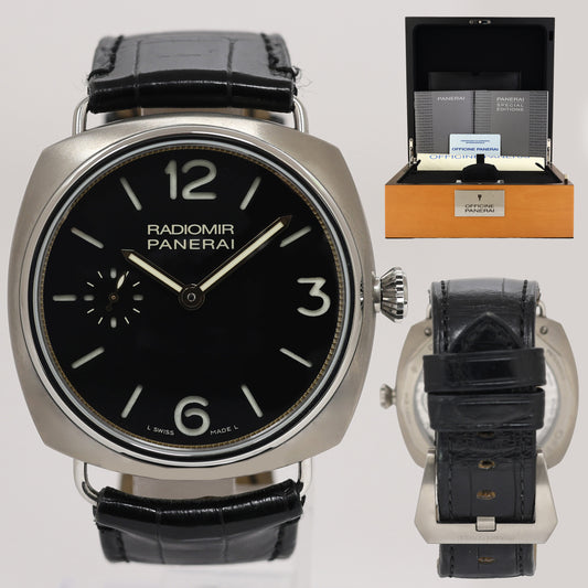 PAPERS Radiomir Titanium 47mm Minerva PAM00309 Special Edition Limited Watch Box