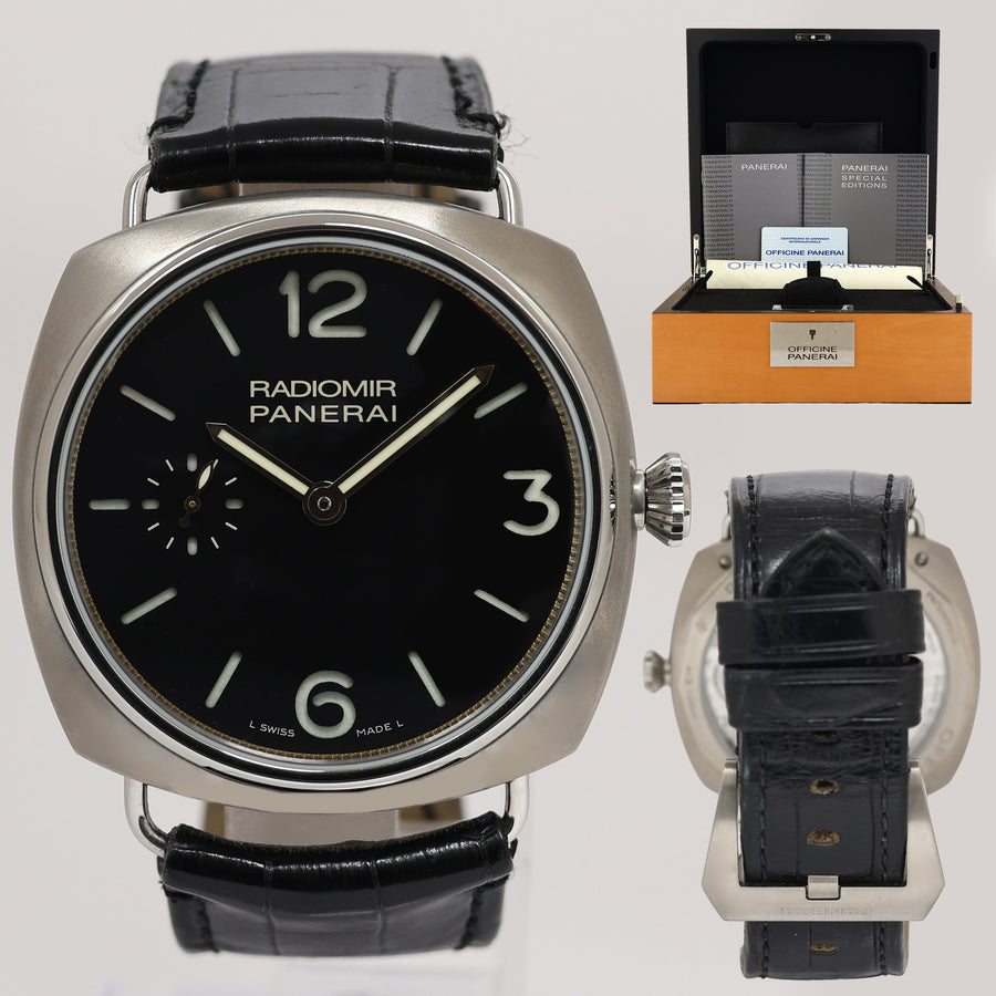 PAPERS Radiomir Titanium 47mm Minerva PAM00309 Special Edition Limited Watch Box