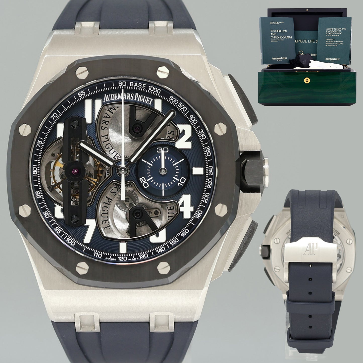 Papers Audemars Piguet Concept Royal 10-Day Tourbillon Chrono Platinum 26388PO Watch