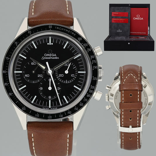 PAPERS MINT OMEGA 39.7mm Steel Speedmaster 311.32.40.30.01.001 Moonwatch w/ Box