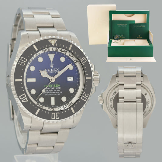 2022 MINT Rolex Dweller Deepsea James Cameron Blue Black 126660 44mm Watch Box