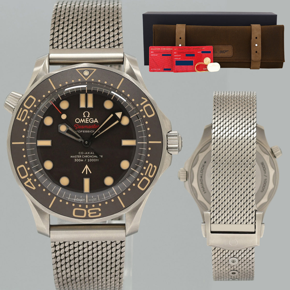 2025 NEW PAPERS Omega 210.90.42.20.01.001 Seamaster James Bond 007 Edition Watch