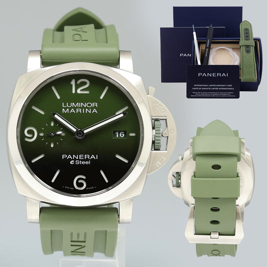 PAPERS MINT Panerai 44mm PAM01356 Luminor Marina Verde Smeraldo Watch Box