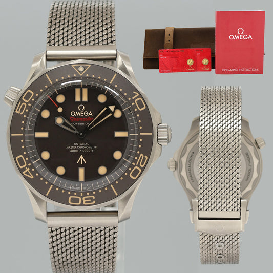2025 NEW PAPERS Omega Seamaster James Bond 007 Edition 210.90.42.20.01.001 Watch