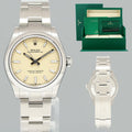 OCT 2025 NEW PAPERS Rolex Oyster 277200 Perpetual 31mm Beige Watch Box