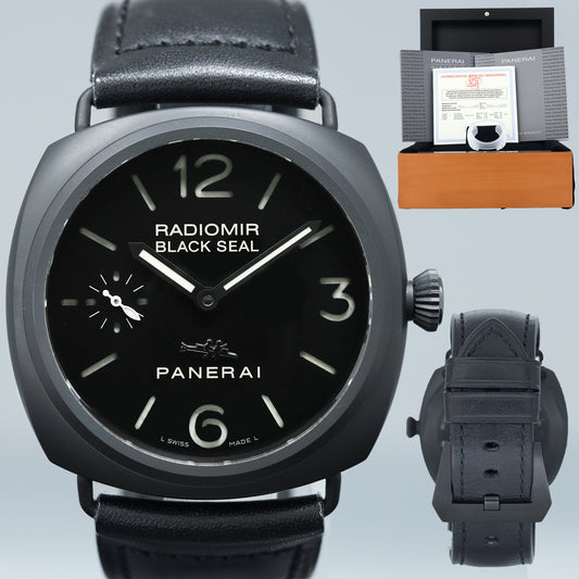 PAPERS MINT Panerai Radiomir 45mm Ceramic Torpedo Black Seal PAM00292 Watch Box