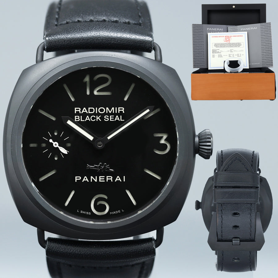 PAPERS MINT Panerai Radiomir 45mm Ceramic Torpedo Black Seal PAM00292 Watch Box