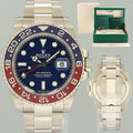 2022 MINT Rolex GMT-Master II 126719 Pepsi Blue Dial White Gold 40mm Watch Box