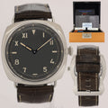 PAPERS MINT Panerai California 00249 47mm Radiomir Steel Leather Watch Box