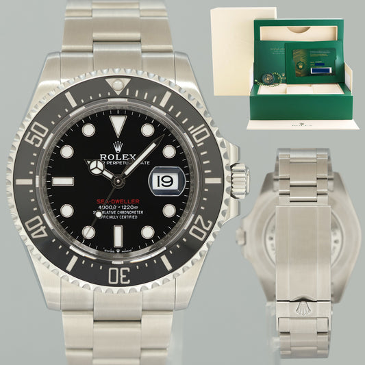 2023 NEW PAPERS Rolex Red Seadweller SD43 126600 43mm Mark 2 Watch Box