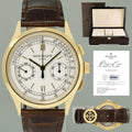 PAPERS MINT Patek Philippe 5170J Silver Chrono Yellow Gold Manual Wind 39mm Watch Box