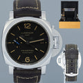 MINT Panerai Luminor 1950 GMT 42mm Steel Watch PAM01535 PAM 1535 Watch Box