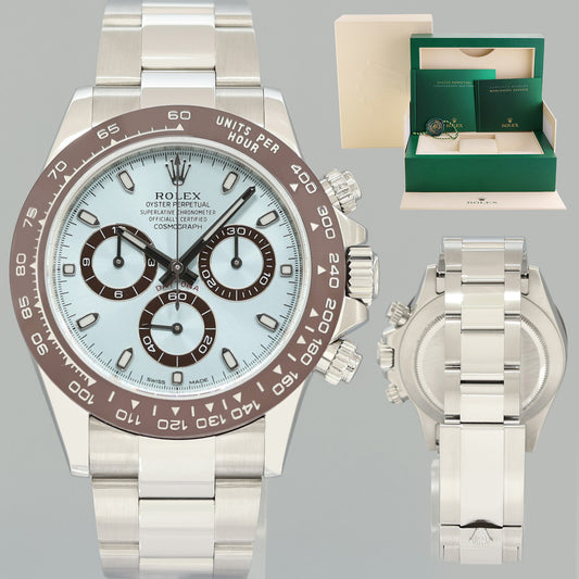2012 Rolex Daytona 116520 Glacier Blue Steel Platona Ceramic 40mm Watch Box