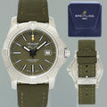 PAPERS MINT Breitling Chronometer Avenger Automatic 43mm Men's Green Watch A17318