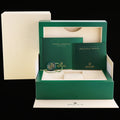 MINT 2014 Rolex Datejust 2 Ivory White Diamond 116333 Two-Tone Gold Watch Box