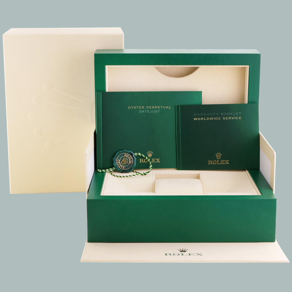 2013 MINT Rolex 116264 DateJust Turn-O-Graph Steel Black Stick White Gold Fluted Watch