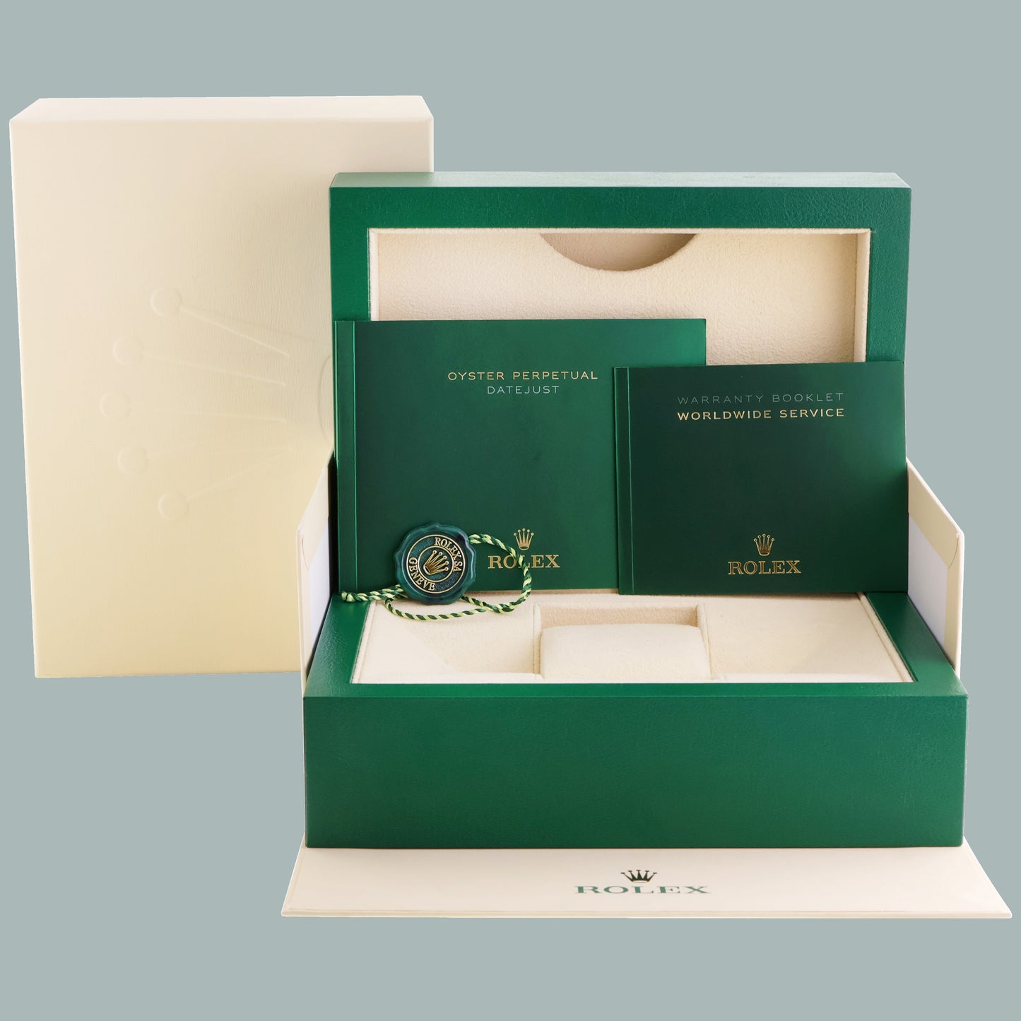 2013 MINT Rolex DateJust II Blue Diamond Bezel 116334 Watch Box