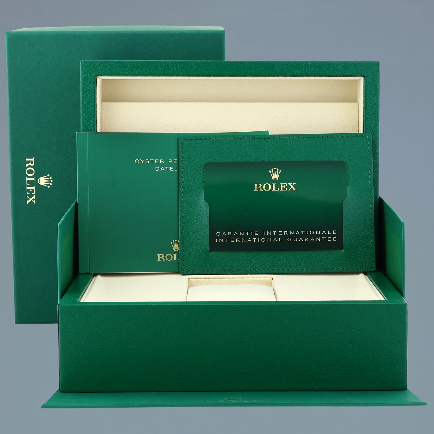 2025 NEW PAPERS Rolex DateJust 36mm Wimbledon Stick 126234 Steel Jubilee White Gold Watch