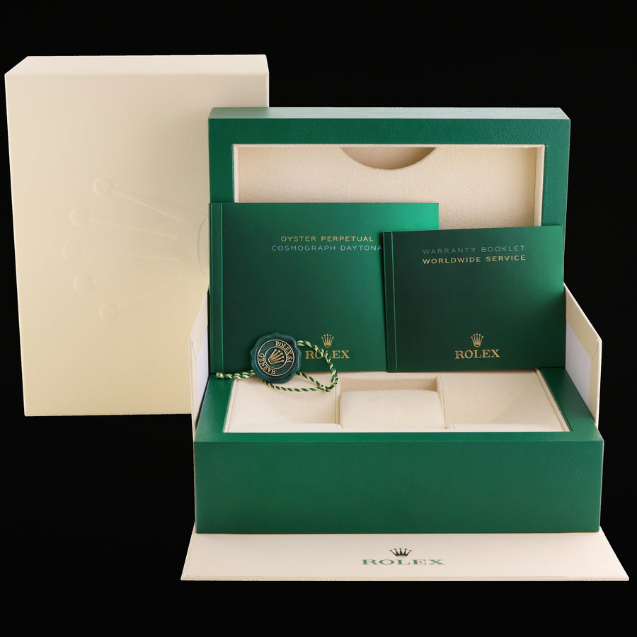 2019 MINT Rolex Daytona Blue Dial Chrono 116509 White Gold 40mm Watch Box