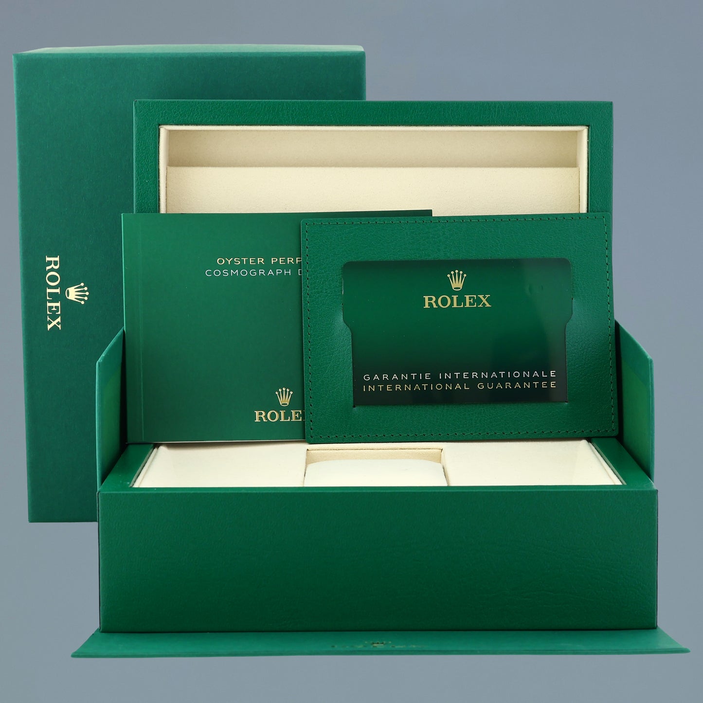 2025 NEW PAPERS Rolex Daytona 126500LN Black Ceramic Steel 40mm Watch Box