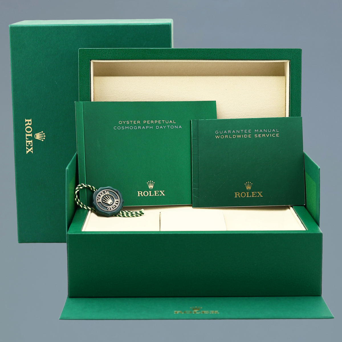 2026 MINT Rolex 126515LN Daytona Rose Gold Ceramic Oysterflex Diamond Watch Box