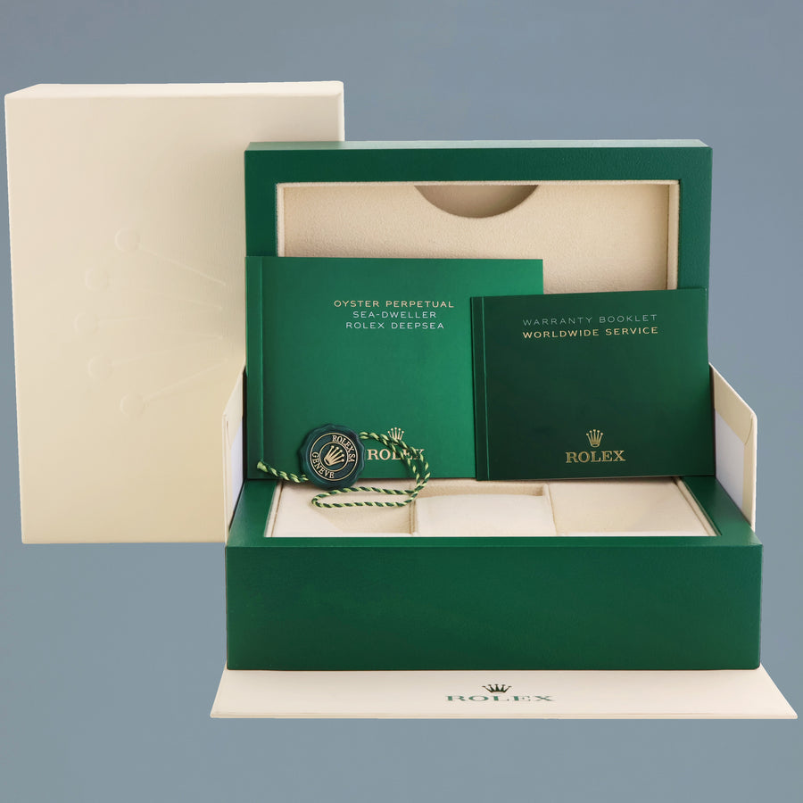 MINT Rolex 116660 Sea-Dweller DEEPSEA Steel 44mm Black Ceramic Watch Box