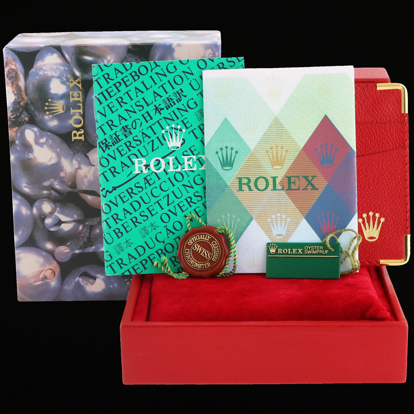 2005 PAPERS MINT Ladies Rolex 76094 Jubilee Oyster Perpetual 24mm Pink Watch Box