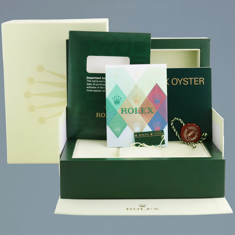 2007 PAPERS MINT Rolex 16570 Explorer II White 40mm No Holes Polar GMT Watch Box