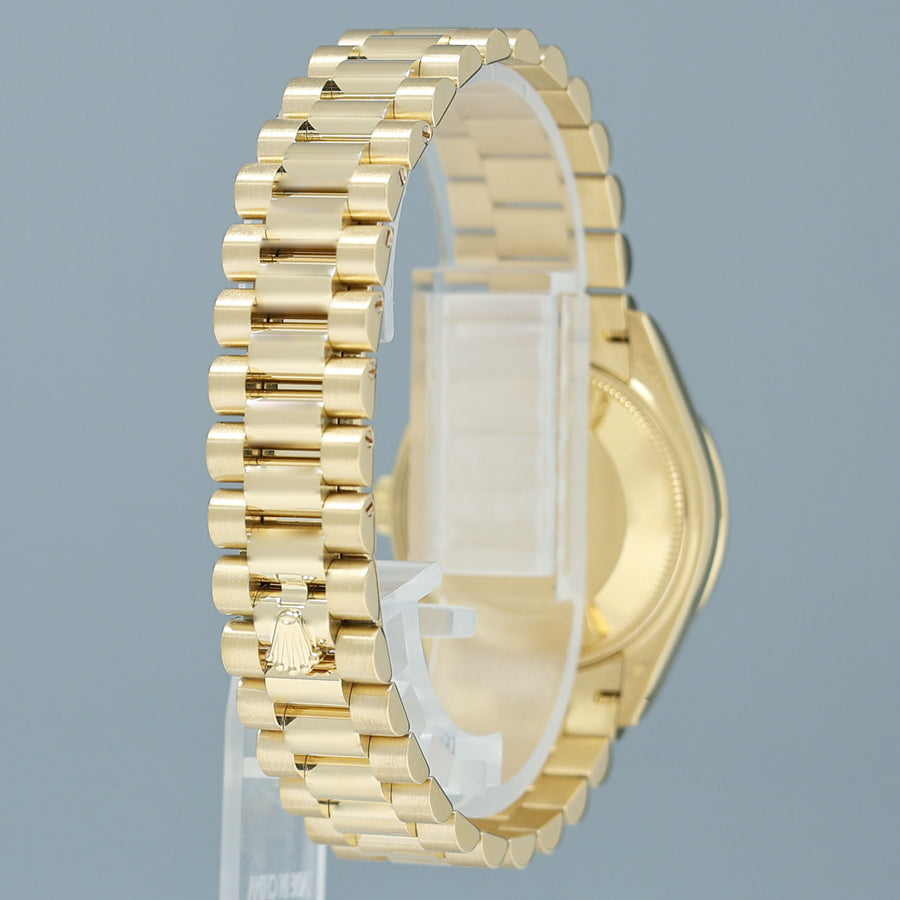 2023 NEW PAPERS Rolex Midsize 31mm Yellow Gold Champagne Diamond 278288RBR Watch Box