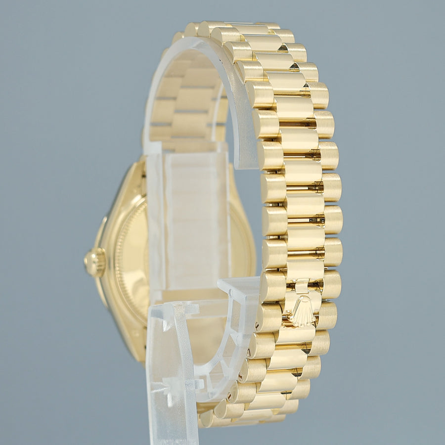 2023 NEW PAPERS Rolex Midsize 31mm Yellow Gold Champagne Diamond 278288RBR Watch Box