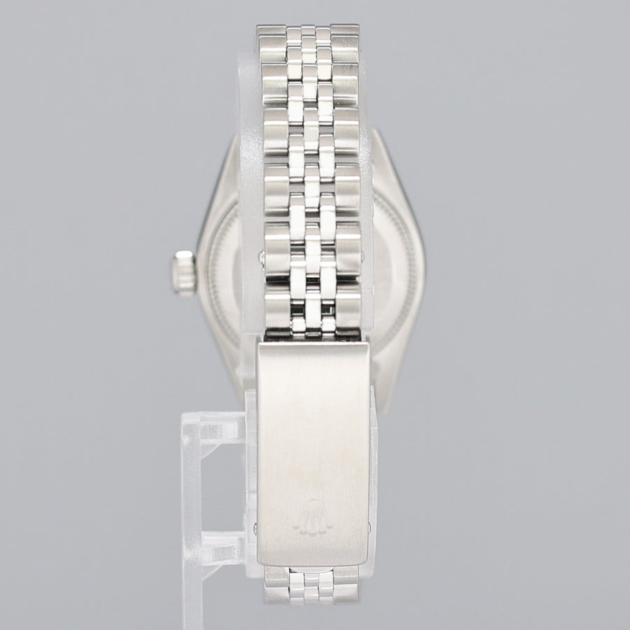 FACTORY MOTHER OF PEARL PAPERS Ladies Rolex DateJust 26mm Fluted Bezel Jubilee Watch