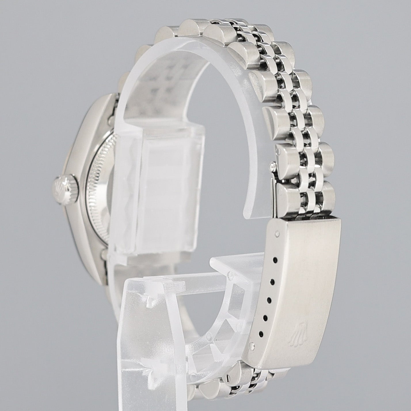FACTORY MOTHER OF PEARL PAPERS Ladies Rolex DateJust 26mm Fluted Bezel Jubilee Watch