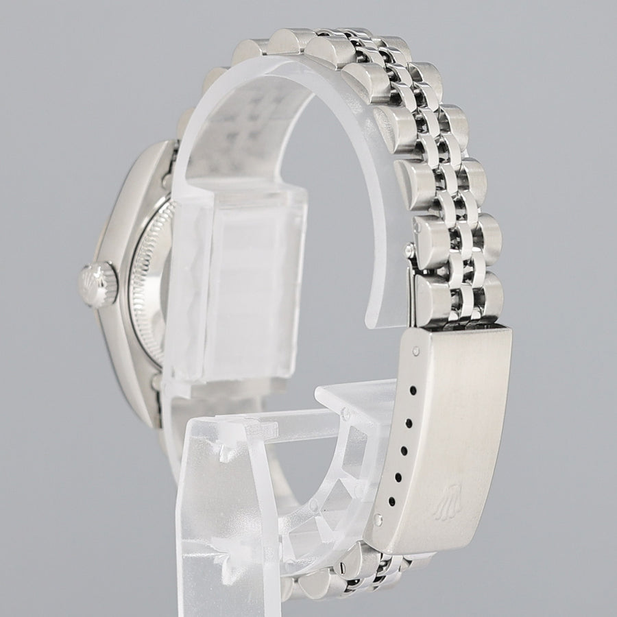 FACTORY MOTHER OF PEARL PAPERS Ladies Rolex DateJust 26mm Fluted Bezel Jubilee Watch